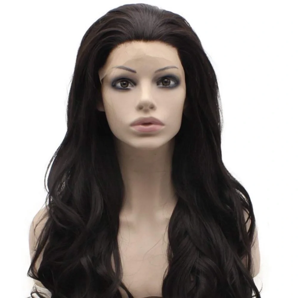 Shani 24” DARK BROWN LACE FRONT WIG *NWT* 🧡